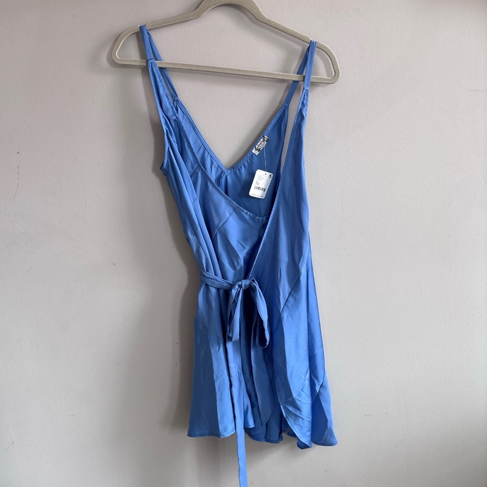 Intimately by Free People Blue Slip Dress